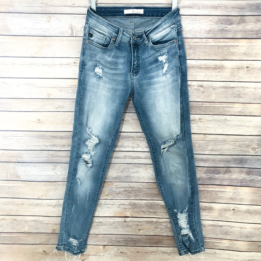 KanCan distressed skinnies